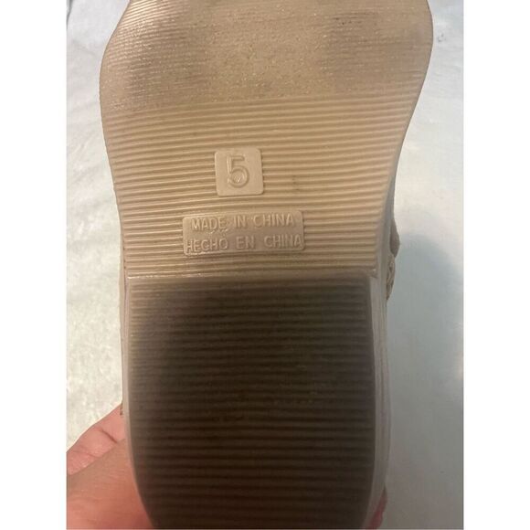 Old Navy Brown Fringe Boots Girls Boots Toddler Size 5 Zipper Sides - Picture 9 of 10